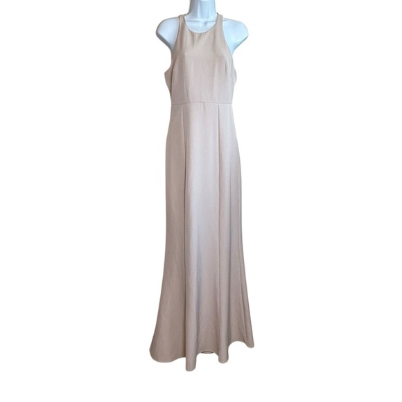 Show Me Your Mumu Chicago High Neck Gown Show Me the Ring Stretch Crepe Small - Picture 3 of 15